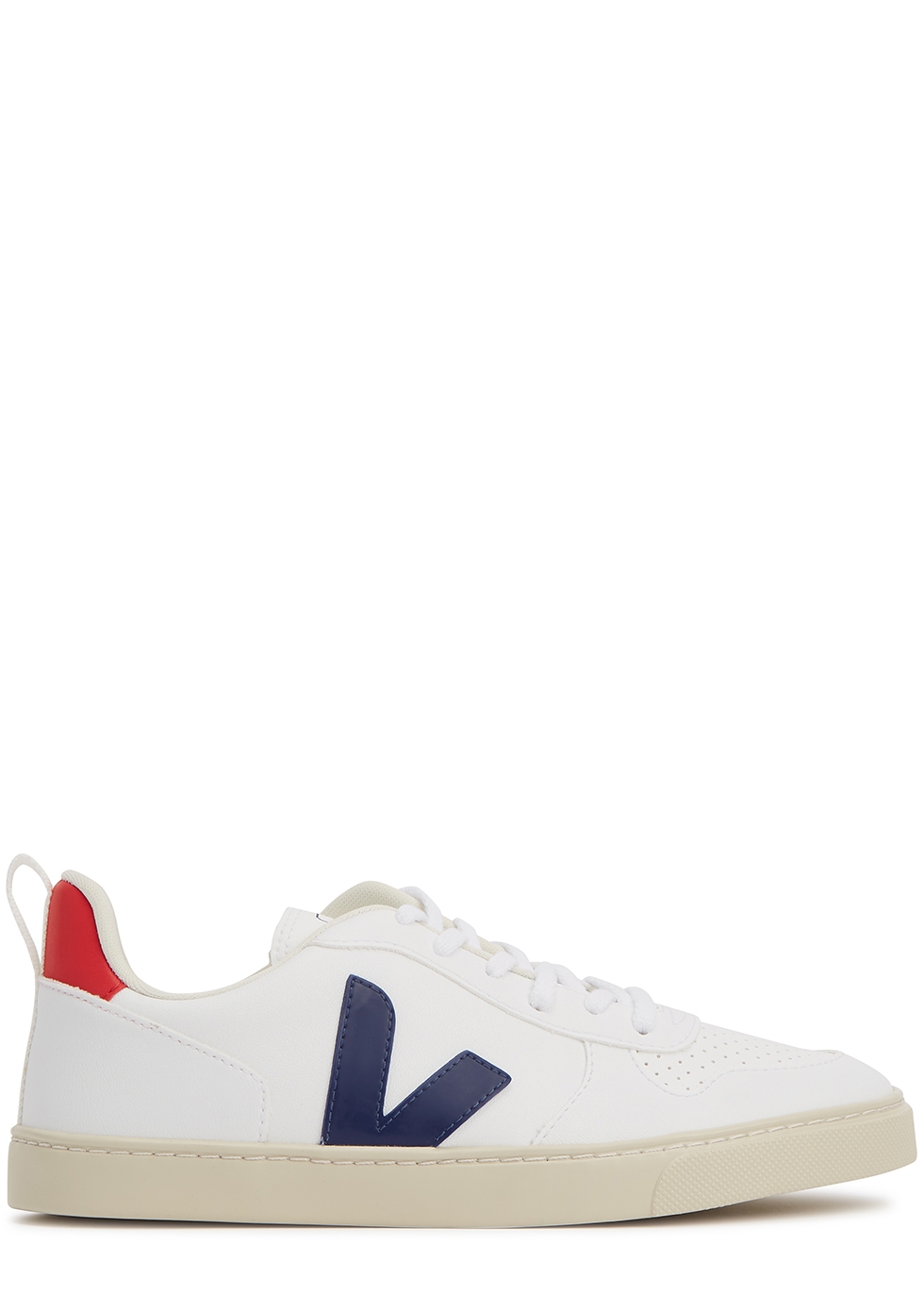 KIDS V-10 white leather sneakers (IT36-IT39)
