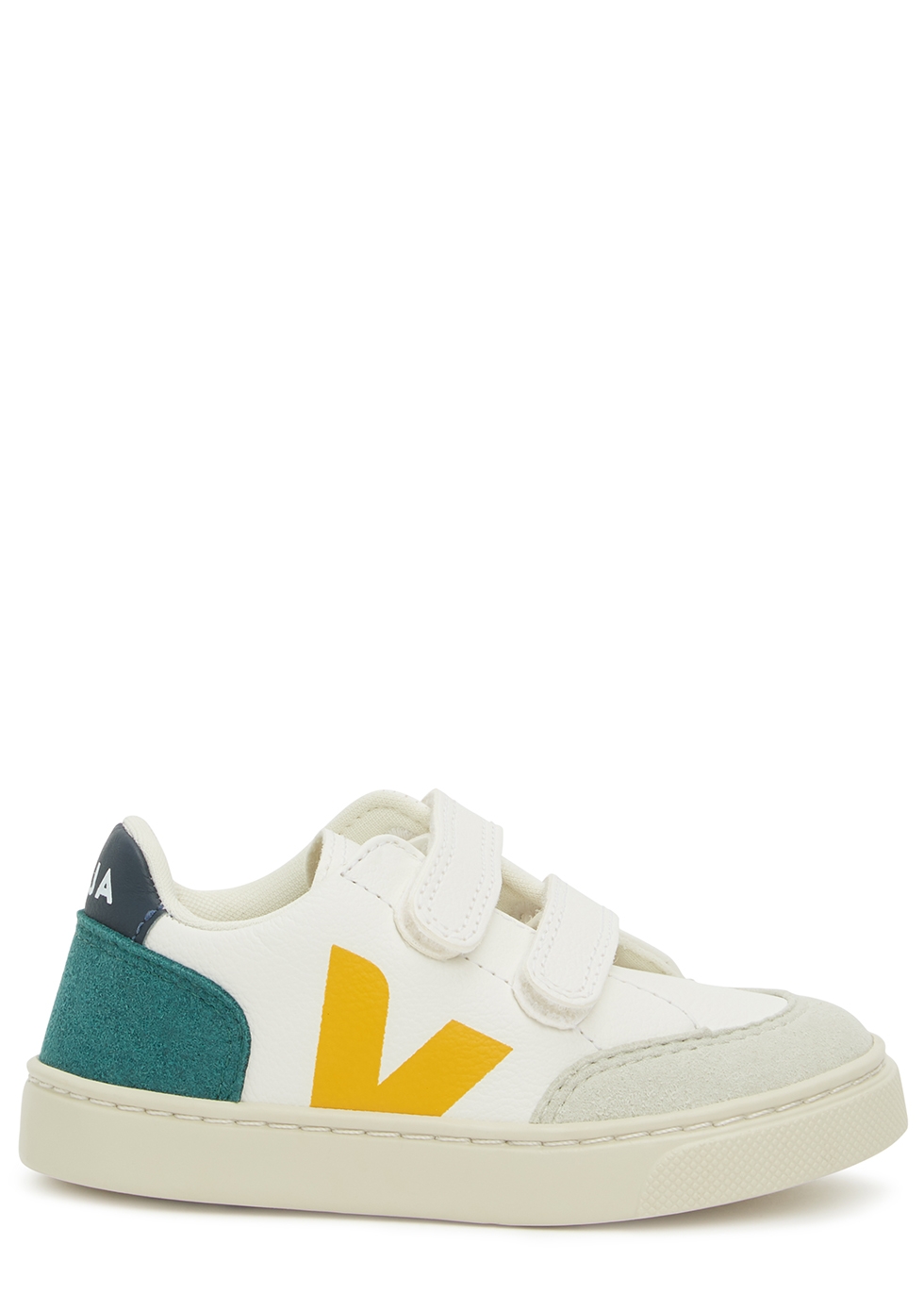 KIDS V-12 panelled leather sneakers (IT22-IT27)