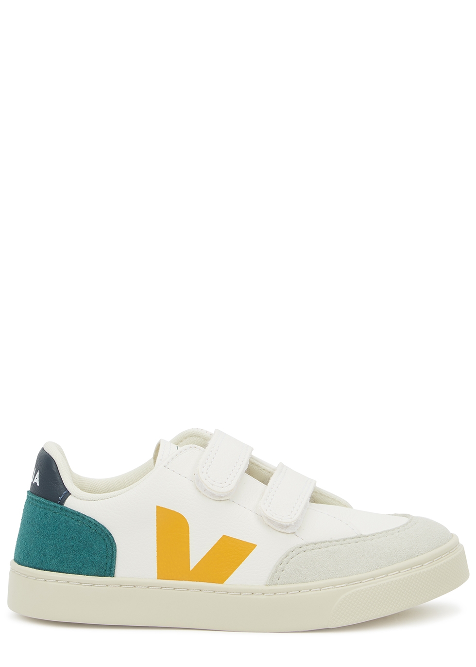 KIDS V-12 panelled leather sneakers (IT28-IT35)
