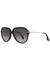 Black round-frame sunglasses - Victoria Beckham