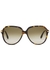 Tortoiseshell round-frame sunglasses - Victoria Beckham