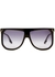 Black oversized D-frame sunglasses - Victoria Beckham