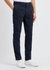 Navy stretch-cotton chinos - PS Paul Smith