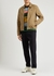 Brown logo stretch-cotton twill jacket - PS Paul Smith