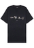 Navy printed cotton T-shirt - PS Paul Smith