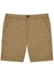 Camel stretch-cotton chino shorts - PS Paul Smith