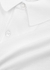 Roth white piqué cotton polo shirt - John Smedley