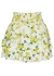 Bethie floral-print broderie anglaise mini skirt - Alice + Olivia