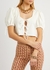 Kitty white cropped cotton top - Free People