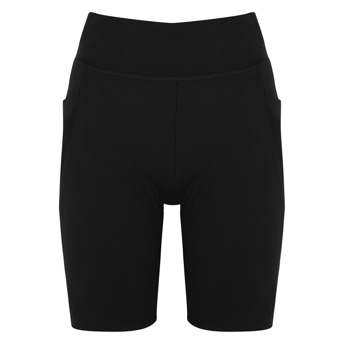 EILEEN FISHER Black Stretch-cotton Cycling Shorts