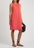 Coral stretch-cotton dress - EILEEN FISHER
