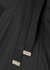 Ponente black padded matte shell coat - Herno