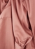 Pink silk-satin wrap dress - Zimmermann