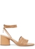 Natania 65 brown lace-up leather sandals - aeyde