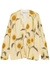 Zuri floral-print cable-knit linen cardigan - BERNADETTE