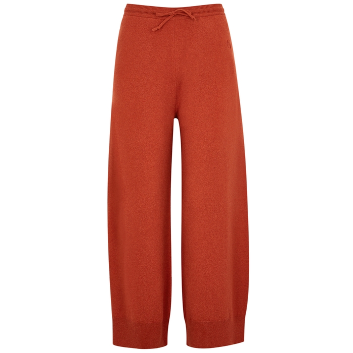 Stella McCartney Orange Cashmere-blend Sweatpants