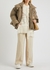 Brown quilted cotton-blend jacket - Stella McCartney