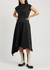 Black chain-embellished cotton-poplin dress - JW Anderson
