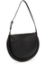 The Bumper Moon black leather shoulder bag - JW Anderson