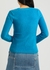 Blue embellished stretch-wool jumper - JW Anderson