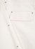 Rivet white straight-leg denim trousers - JW Anderson