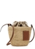 X Paula's Ibiza Pochette sand raffia shoulder bag - Loewe