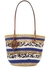 X Paula's Ibiza striped raffia basket bag - Loewe