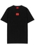 Black logo cotton T-shirt - HUGO