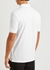 White logo piqué cotton polo shirt - HUGO