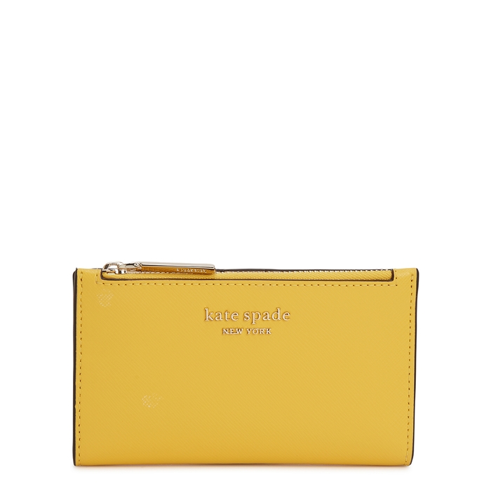 Kate Spade New York Spencer Yellow Leather Wallet