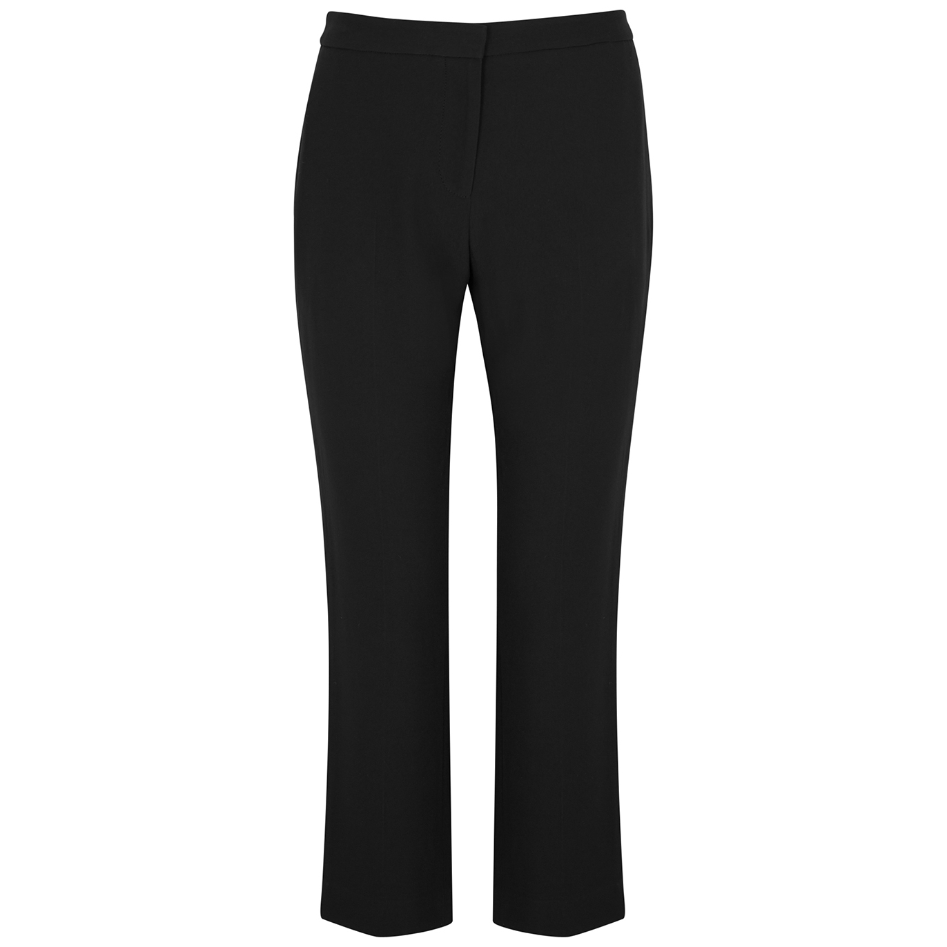 Alexander McQueen Black Tapered Crepe Trousers - 10
