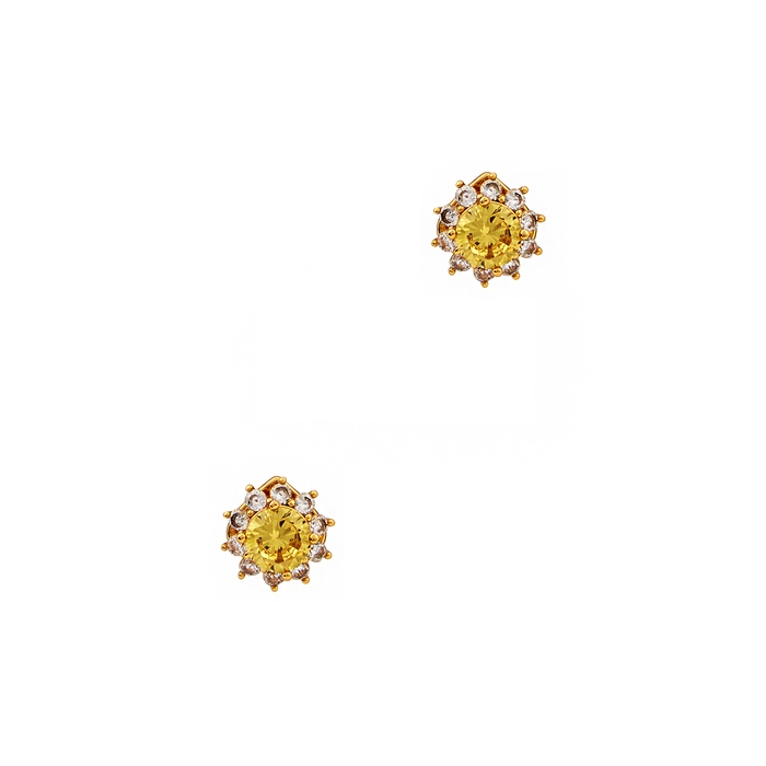 Kate Spade New York Sunny Halo Gold-plated Stud Earrings