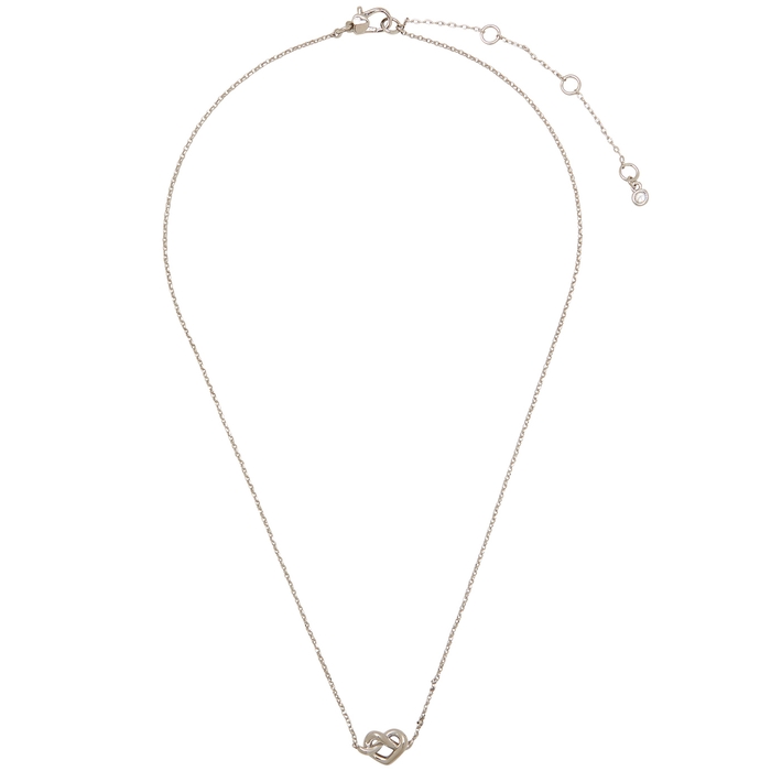 Kate Spade New York Love Me Knot Silver-tone Necklace
