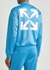 Arrows blue satin-jersey track jacket - Off-White