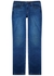 Federal dark blue straight-leg jeans - Paige