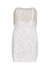 Cassandra white strapless sequin mini dress - Retrofête