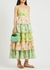 Clementine floral-print tiered cotton-blend dress - ALEMAIS