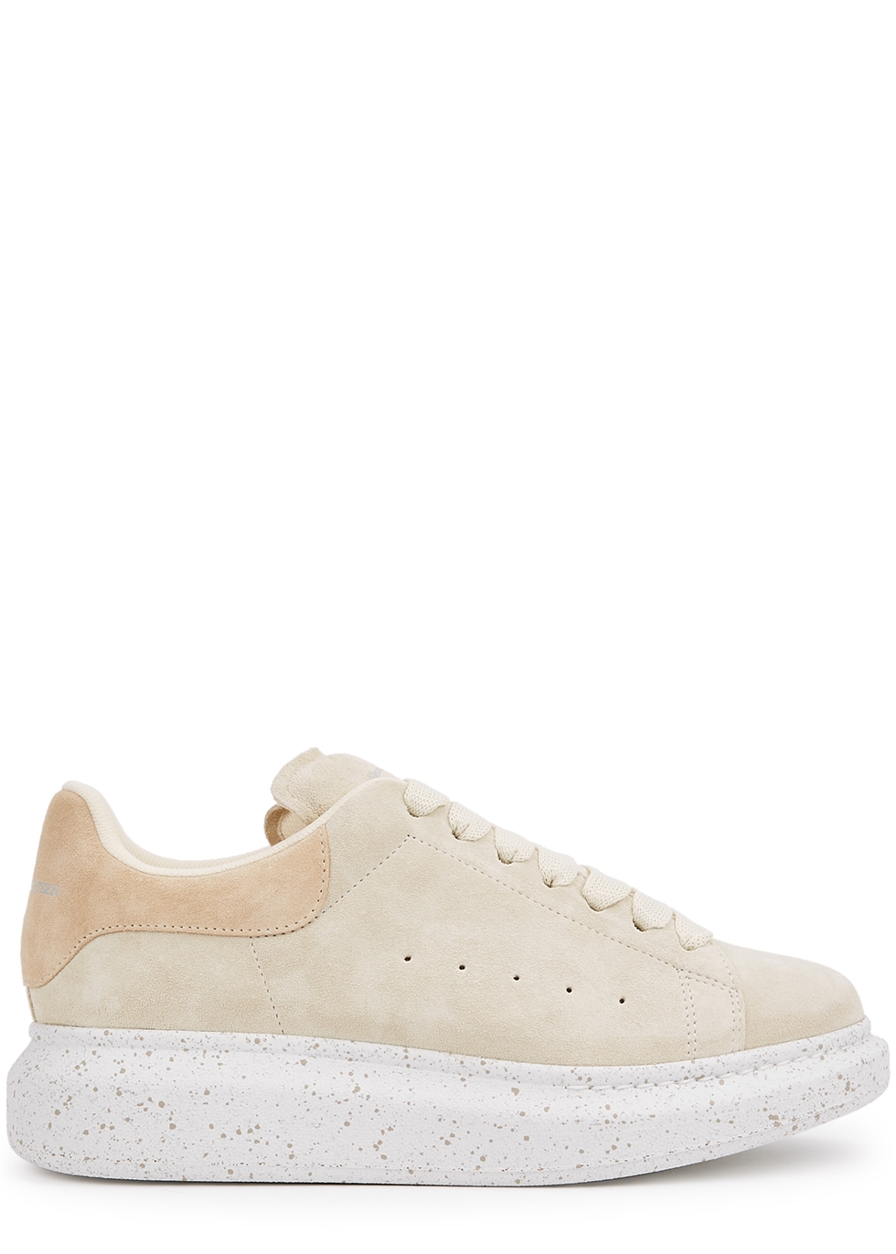 Oversized stone suede sneakers