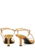Bare 65 gold satin sandals - THE ROW