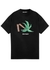 Broken Palm black logo cotton T-shirt - Palm Angels