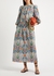 Maya floral-print cotton midi dress - APOF
