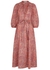Maya paisley-print cotton midi dress - APOF