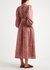 Maya paisley-print cotton midi dress - APOF