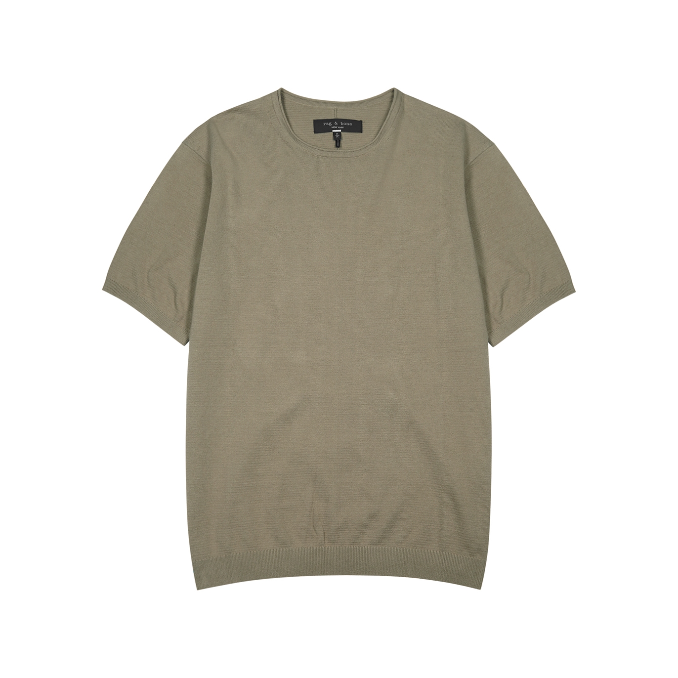 Rag & Bone Olive Cotton-knit T-shirt - Green - L