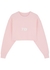 Monday pink cropped cotton sweatshirt - 7 Days Active