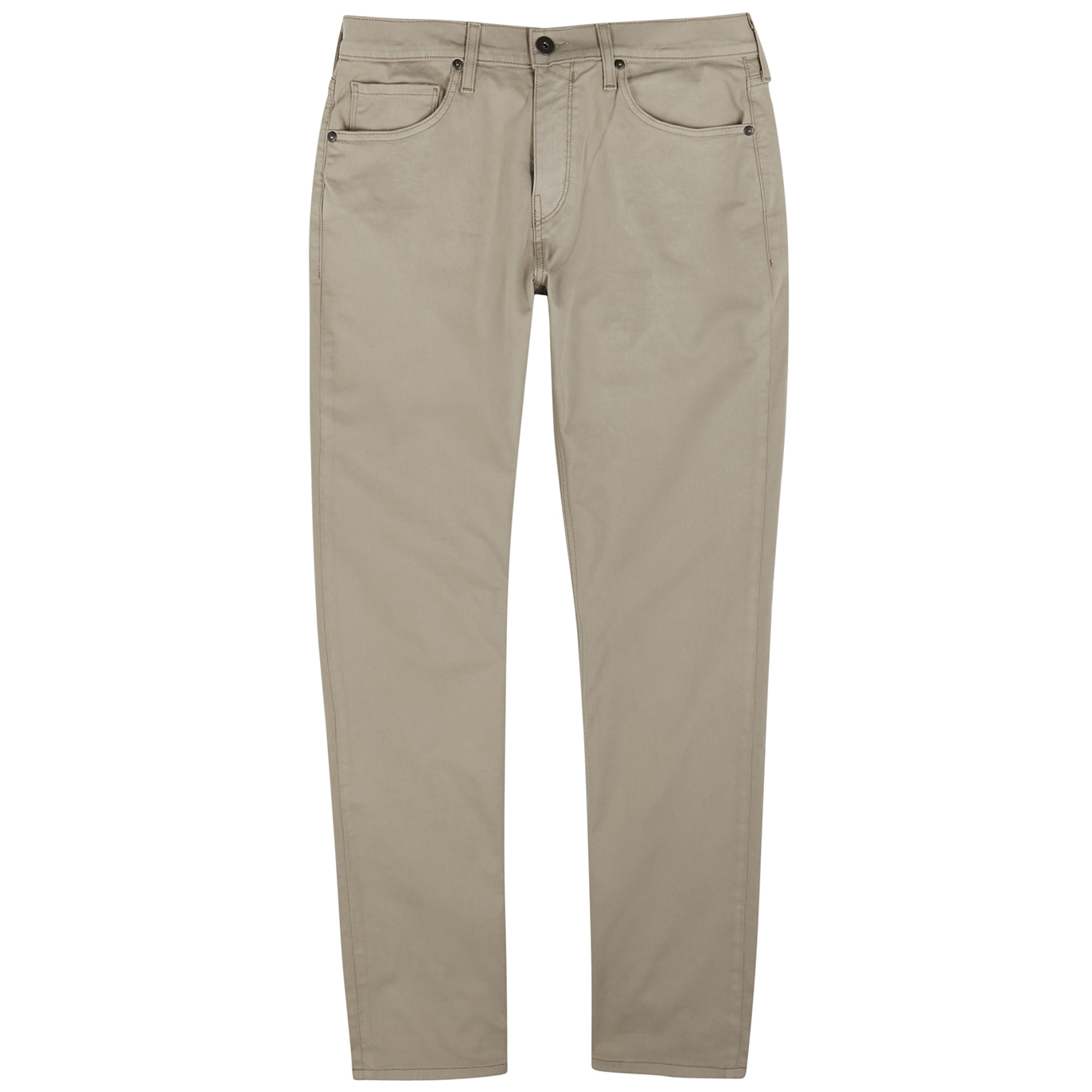 Paige Federal Stone Straight-leg Jeans In Beige