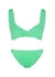 Juno green seersucker bikini - Hunza G