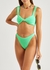 Juno green seersucker bikini - Hunza G