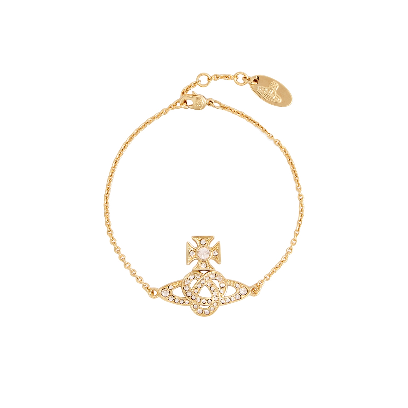 Vivienne Westwood Loudilla Gold-tone Orb Bracelet - One Size