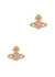 Francette Bas Relief gold-tone stud earrings - Vivienne Westwood